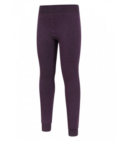 Kids Fluffy Fleece Lined Leggings Purple $11.39 Pants