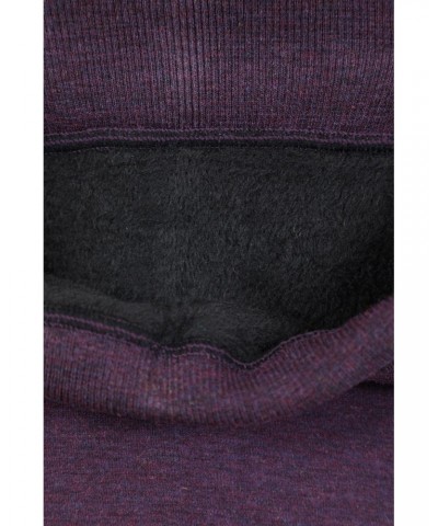 Kids Fluffy Fleece Lined Leggings Purple $11.39 Pants