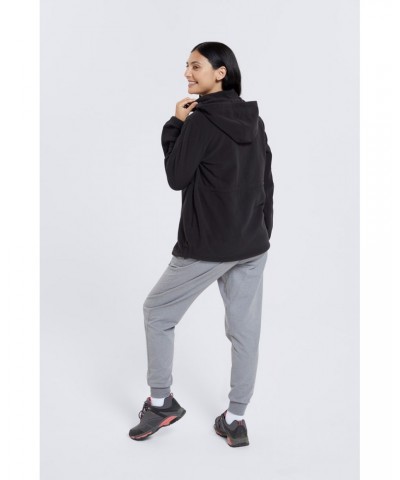 Azurite Maternity Half-Zip Fleece Black $18.14 Fleece