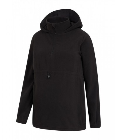 Azurite Maternity Half-Zip Fleece Black $18.14 Fleece