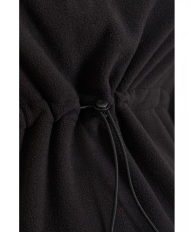 Azurite Maternity Half-Zip Fleece Black $18.14 Fleece