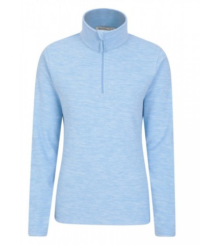 Snowdon Melange Womens Fleece Corn Blue $14.84 Fleece