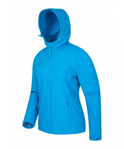 Exodus Womens Water Resistant Softshell Jacket Turquoise $28.70 Jackets