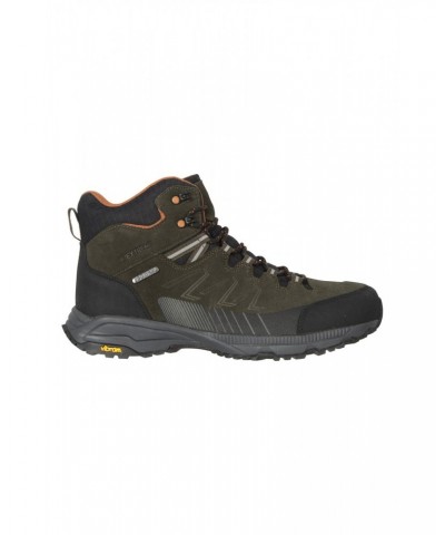 Extreme Rockies Mens Waterproof Hiking Boots Khaki $41.80 Footwear