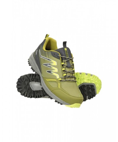 Enhance Waterproof Trail Mens Running Sneakers Lime $29.67 Active