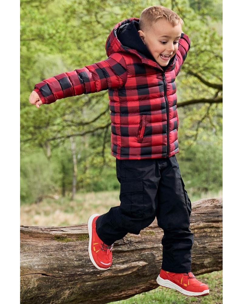 Seasons Printed Kids Insulated Jacket Red $26.09 Jackets