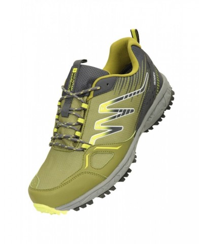 Enhance Waterproof Trail Mens Running Sneakers Lime $29.67 Active