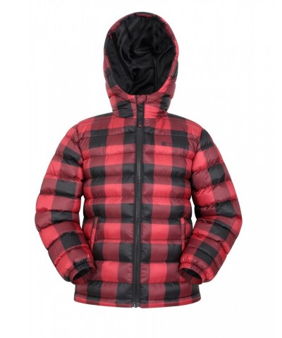 Seasons Printed Kids Insulated Jacket Red $26.09 Jackets