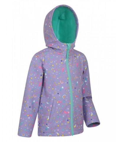 Exodus Kids Printed Water Resistant Softshell Lilac $17.10 Jackets