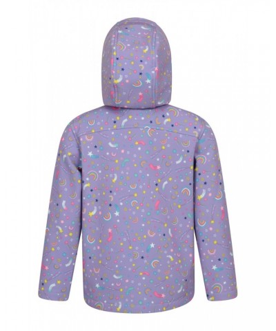 Exodus Kids Printed Water Resistant Softshell Lilac $17.10 Jackets