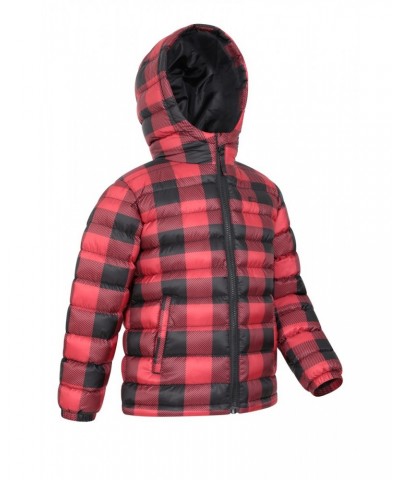 Seasons Printed Kids Insulated Jacket Red $26.09 Jackets