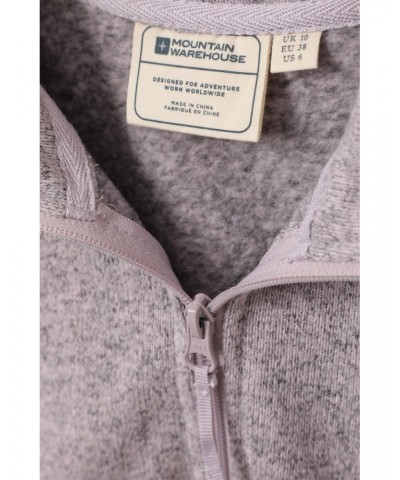 Idris Womens Half Zip Fleece Pale Pink $19.97 Fleece