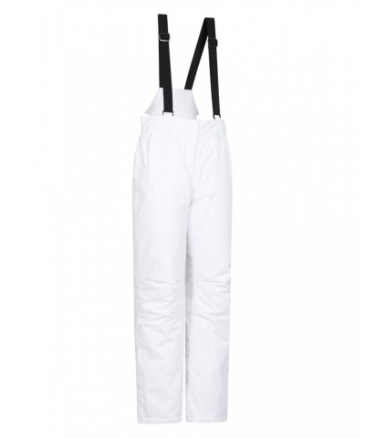 Moon Womens Slim Leg Ski Pants White $22.00 Pants