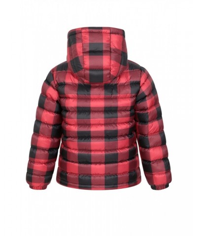 Seasons Printed Kids Insulated Jacket Red $26.09 Jackets