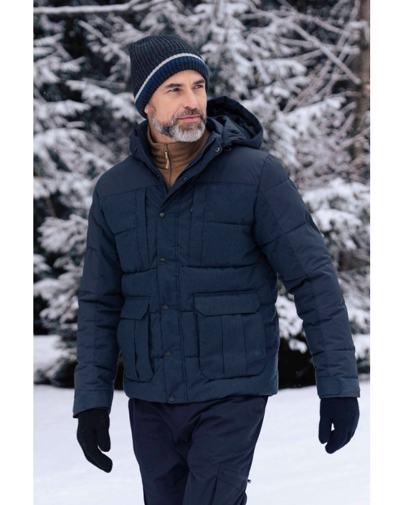 Shock Mens Insulated Jacket Navy $36.00 Jackets