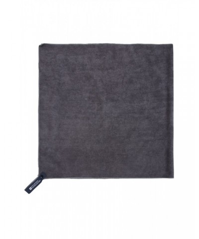 Micro Towelling Travel Towel - Large - 130 x 70cm Charcoal $11.39 Travel Accessories