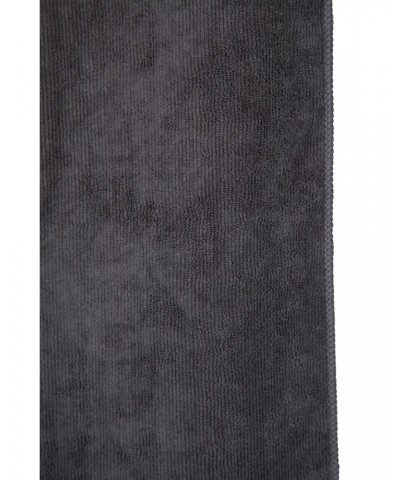 Micro Towelling Travel Towel - Large - 130 x 70cm Charcoal $11.39 Travel Accessories