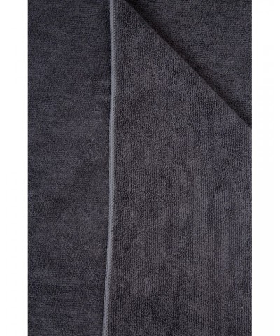 Micro Towelling Travel Towel - Large - 130 x 70cm Charcoal $11.39 Travel Accessories