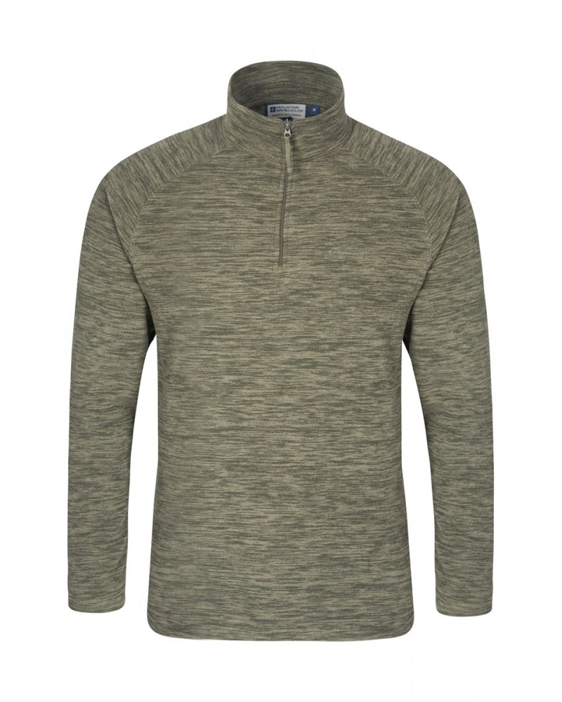 Snowdon Mens Micro Fleece Khaki $13.49 Fleece