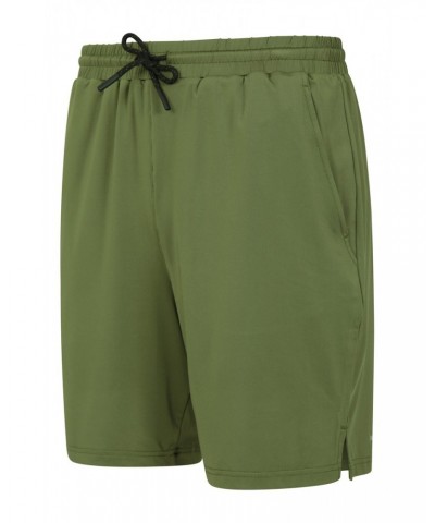 Core II Mens Recycled Running Shorts Light Khaki $16.23 Active