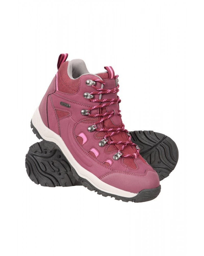 Adventurer Womens Waterproof Boots Burgundy $21.60 Footwear