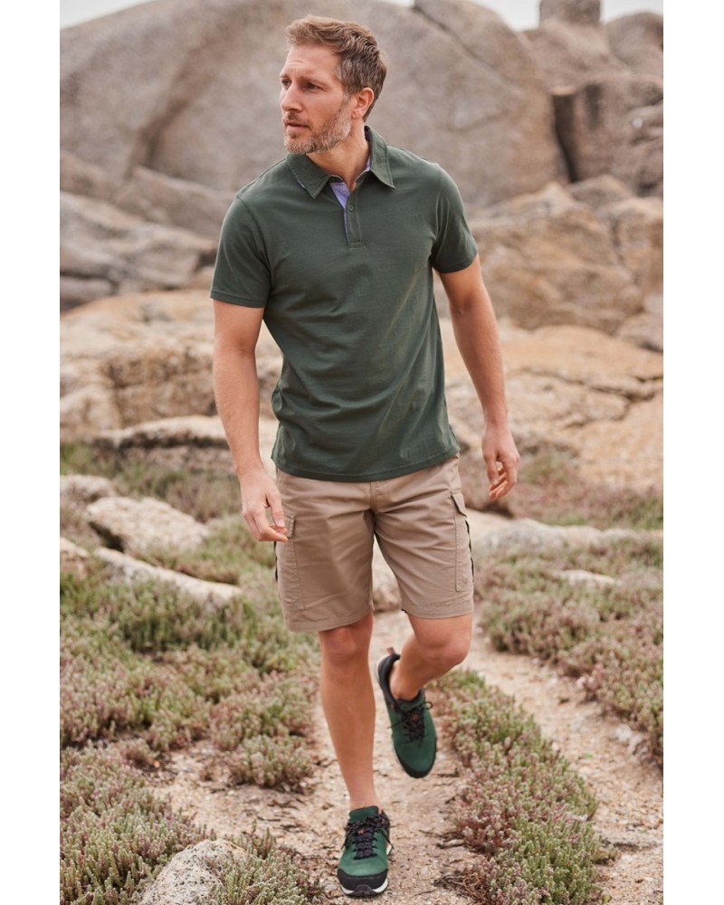 Hasst II Mens Organic Polo Khaki $12.74 Tops