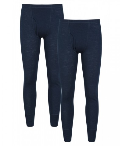 Mens Merino Pants Multipack Navy $31.85 Thermals