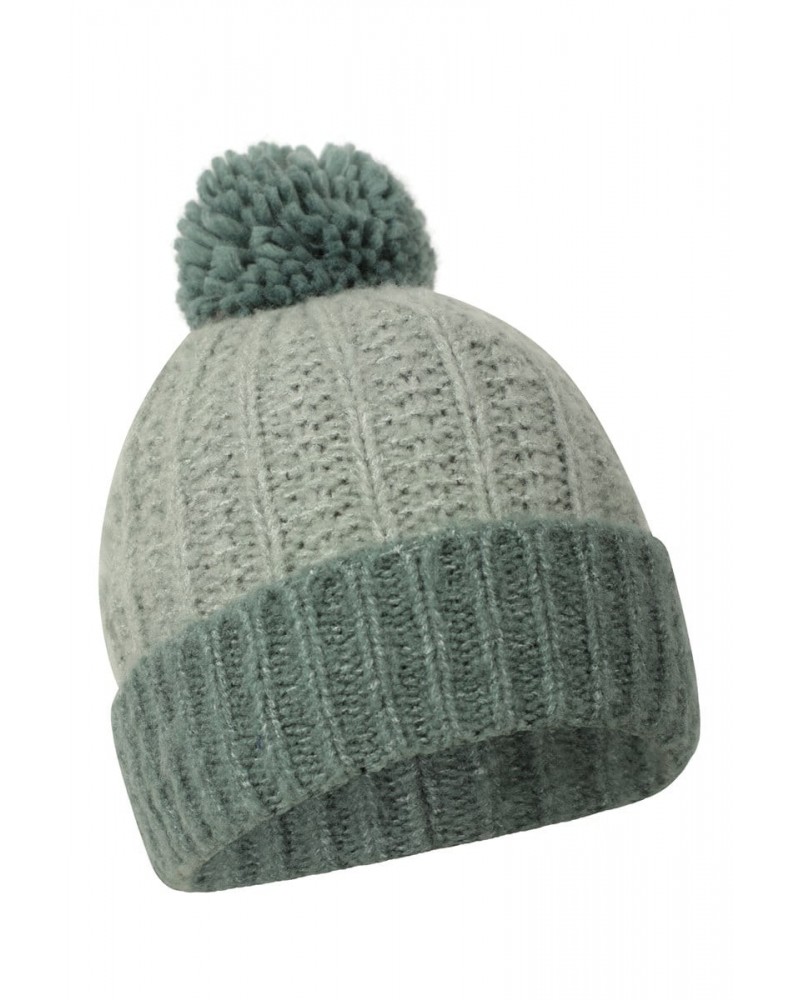 Vostok Womens Lined Pom Beanie Green $13.24 Accessories