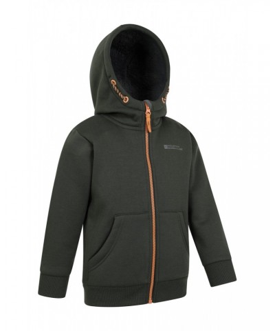 Nordic II Kids Full-Zip Hoodie Khaki $17.48 Tops