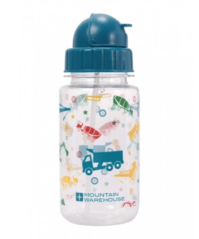 BPA Free Printed Flip Lid Kids Bottle - 12 oz Teal $9.00 Accessories