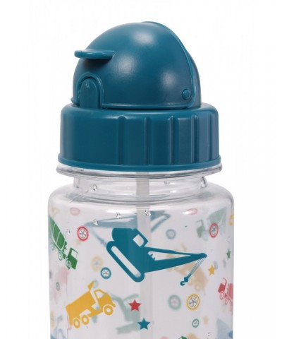 BPA Free Printed Flip Lid Kids Bottle - 12 oz Teal $9.00 Accessories