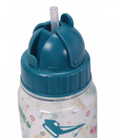 BPA Free Printed Flip Lid Kids Bottle - 12 oz Teal $9.00 Accessories