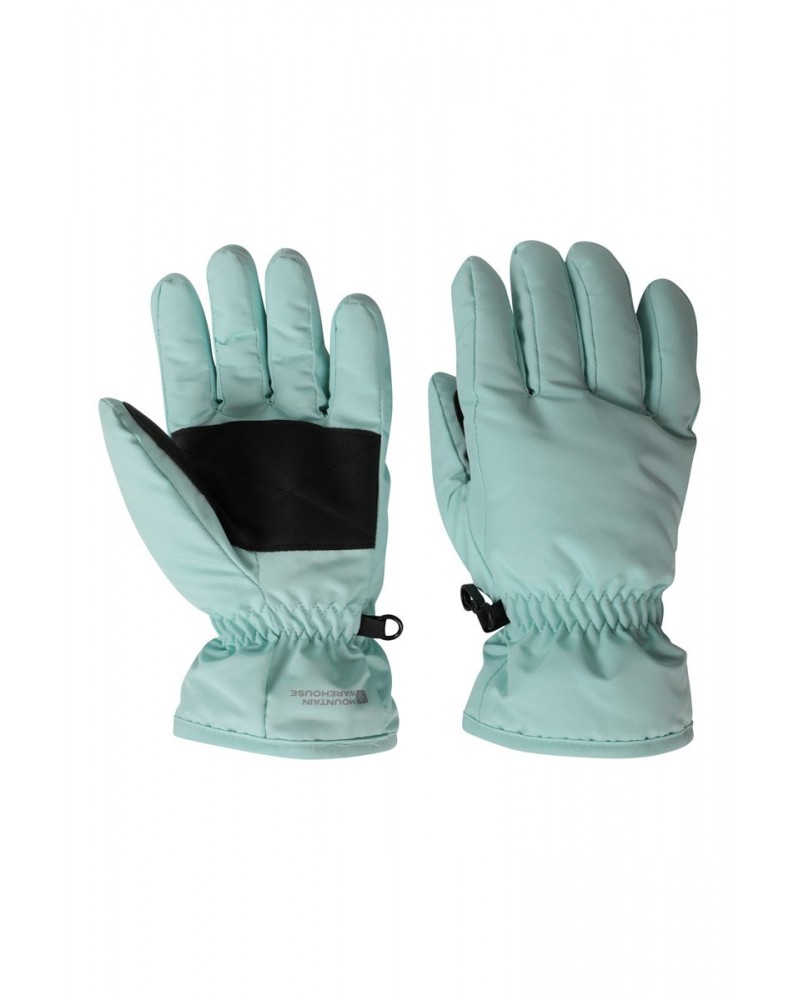 Kids Ski Gloves Light Teal $11.39 Accessories