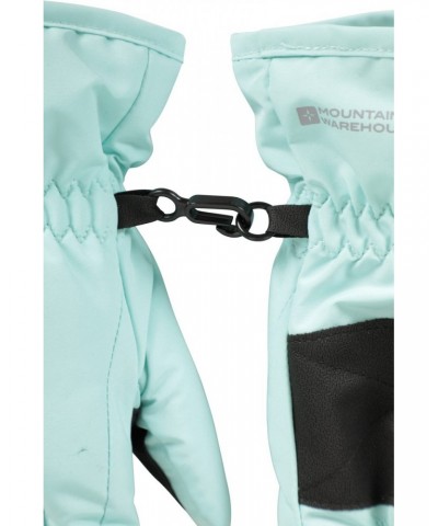 Kids Ski Gloves Light Teal $11.39 Accessories