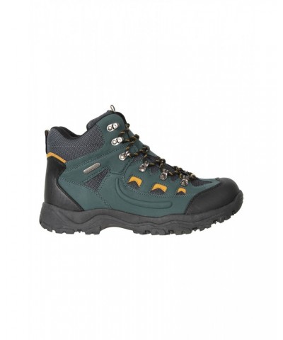 Adventurer Mens Waterproof Hiking Boots Blue $24.60 Footwear