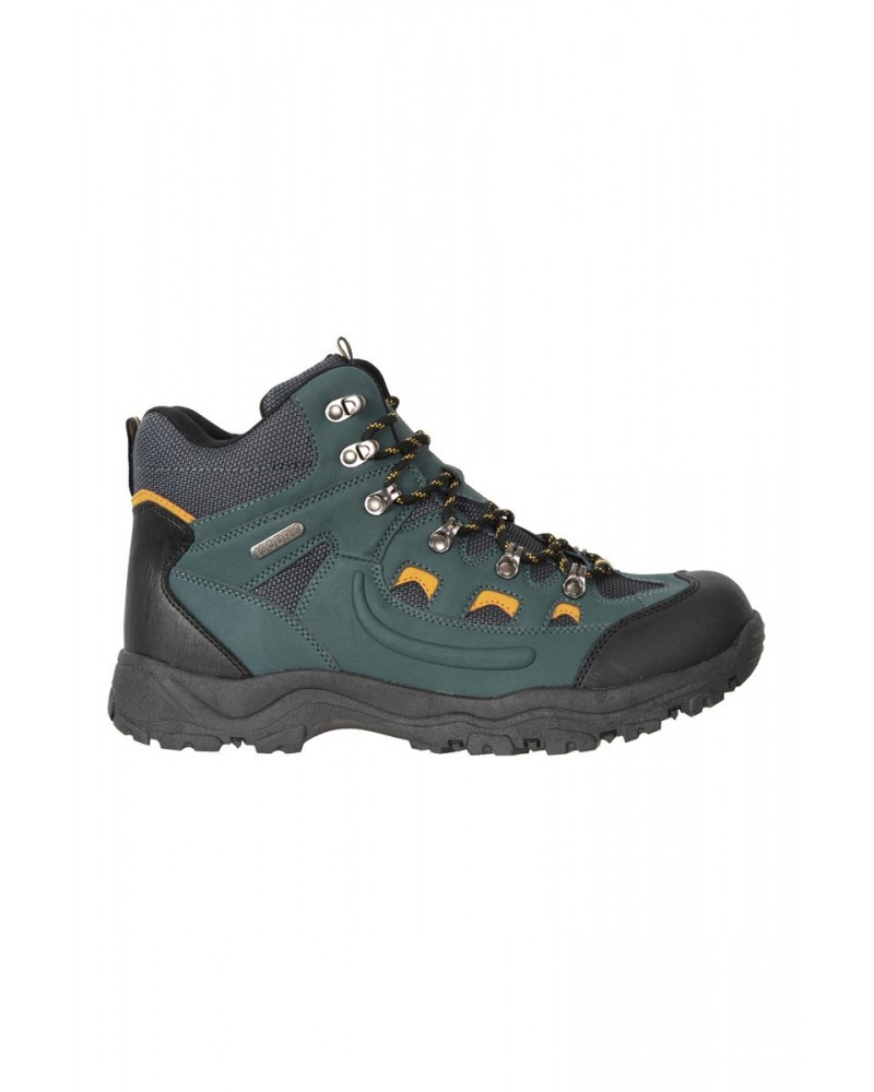 Adventurer Mens Waterproof Hiking Boots Blue $24.60 Footwear