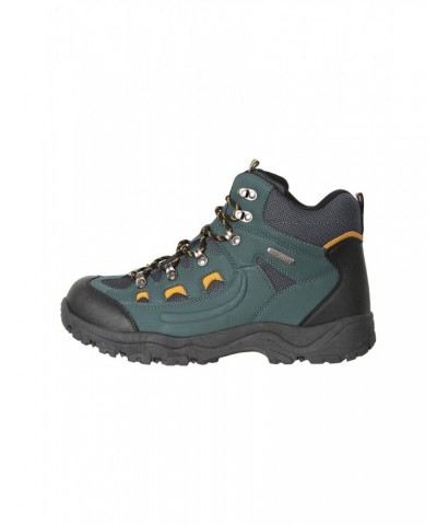 Adventurer Mens Waterproof Hiking Boots Blue $24.60 Footwear