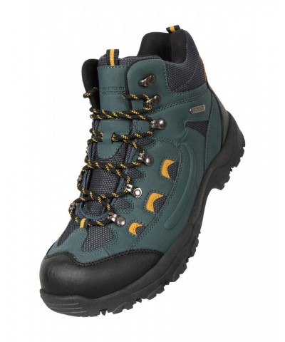 Adventurer Mens Waterproof Hiking Boots Blue $24.60 Footwear