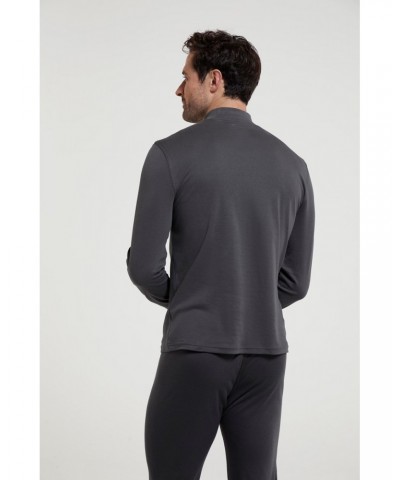 Meribel Mens Turtle Neck Top Dark Grey $13.79 Thermals