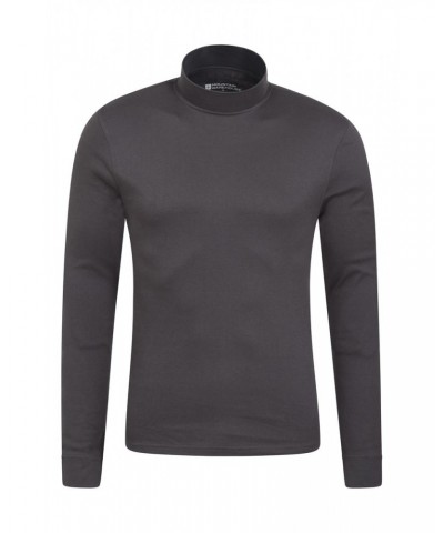 Meribel Mens Turtle Neck Top Dark Grey $13.79 Thermals