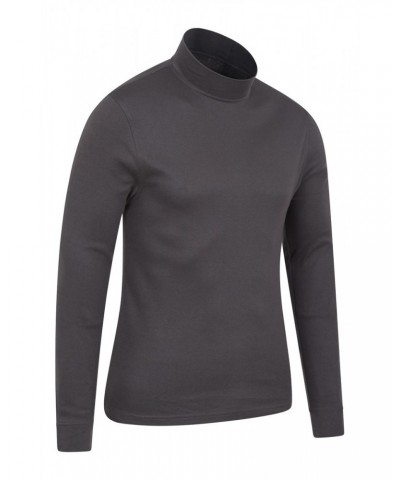 Meribel Mens Turtle Neck Top Dark Grey $13.79 Thermals