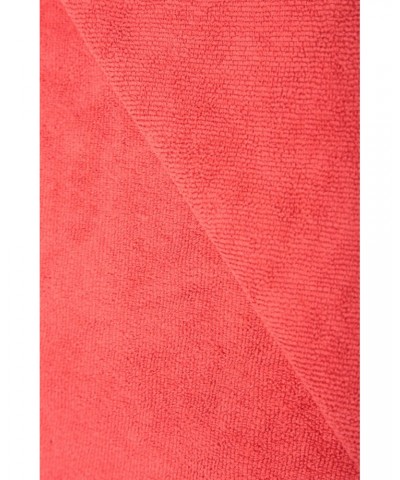 Micro Towelling Travel Towel - Large - 130 x 70cm Red $11.19 Travel Accessories