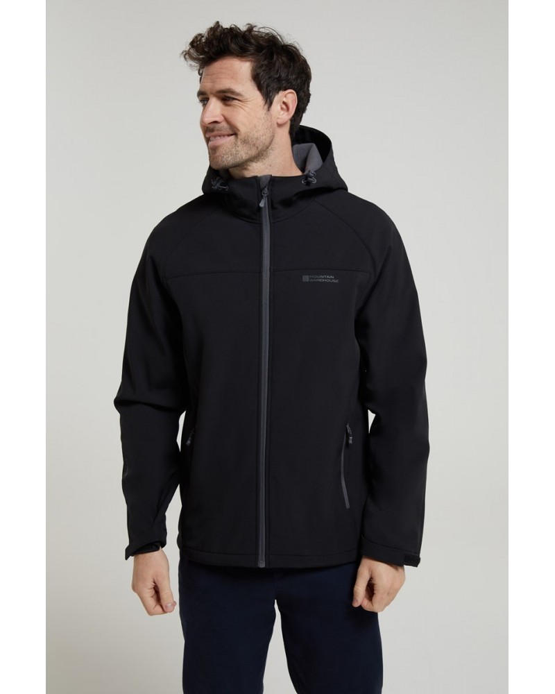 Exodus Mens Showerproof Softshell Black $26.40 Jackets