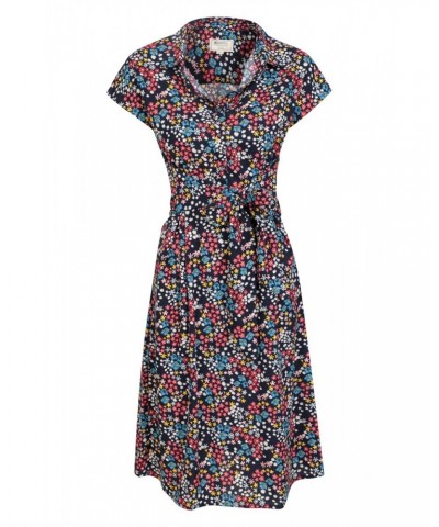 Vienna Womens Printed Shirt Dress Mixed $23.32 Dresses & Skirts