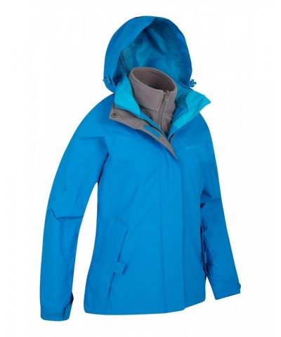 Storm Womens Waterproof 3 in 1 Jacket Turquoise $58.29 Jackets