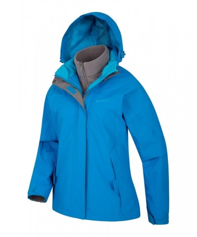 Storm Womens Waterproof 3 in 1 Jacket Turquoise $58.29 Jackets