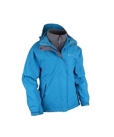 Storm Womens Waterproof 3 in 1 Jacket Turquoise $58.29 Jackets