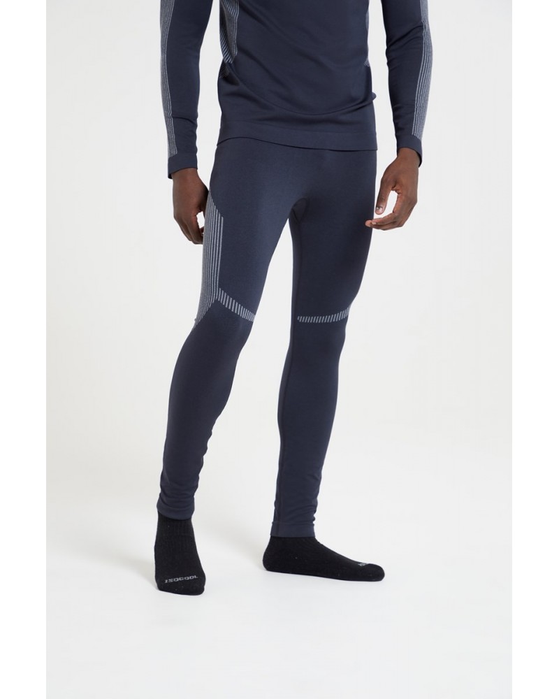 Freestyle Mens Seamless Base Layer Pants Black $16.19 Pants