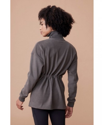 Central Womens Roller-Neck Fleece Khaki $15.60 Fleece