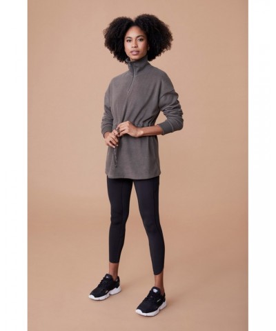 Central Womens Roller-Neck Fleece Khaki $15.60 Fleece